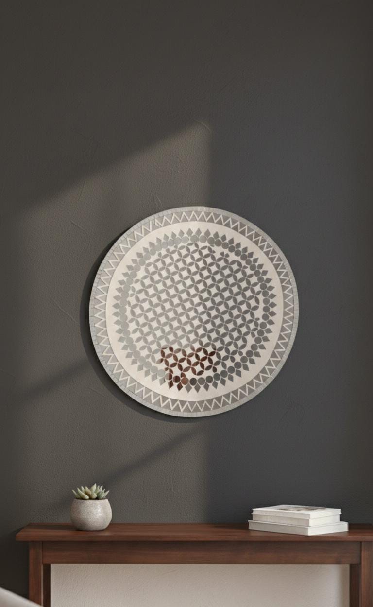 Petal Study dark botanical wall piece